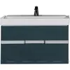 Aquanet 183361 Компл.2 - Тумба Виго 100 цв.сине-серый RAL-7031 (183361)