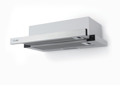 Встраиваемая вытяжка LEX Hubble 500 Inox, нержавейка, отвод/циркуляция, 1 двигатель, 650 м³/ч