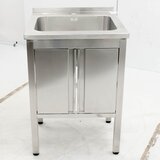 фото 3 Ванна моечная односекционная 600х600х850 ц/т, борт, закрытая на profcook.ru