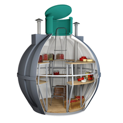 Погреб "5" ЕЗПИ(2300x2300x2600см;200кг;) - арт.559629