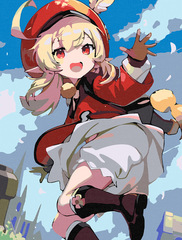 Картина по номерам Геншин Импакт Кли