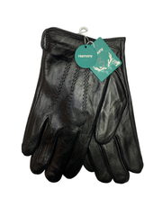 Harmony.Перчатки. Мужские. Материал верха: Кожа теленка. Подклад: Плюш-флис. 10 шт в упаковке.