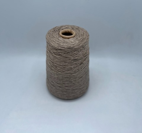 Filati Naturali (пр.Италия),art-Cash-cotton, 270м/100гр, 15%Кашемир 85%Хлопок , цвет-Бежевый меланж, арт-28074