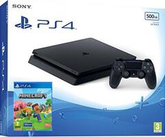 Игровая консоль Sony PlayStation 4 Slim Blu-ray Edition (Европа, 500ГБ, Black, CUH-2216A) + диск Minecraft