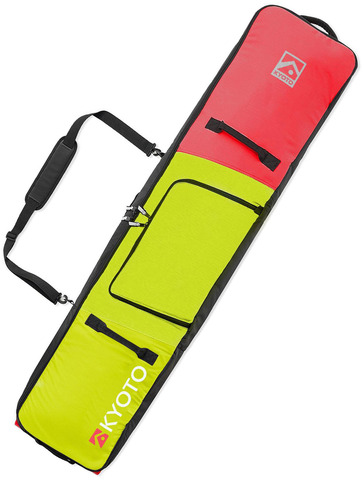 Картинка чехол для сноуборда Kyoto Sumo Roll lime green-pink - 13