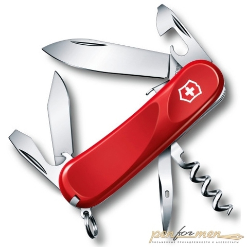 Нож перочинный Victorinox Evolution 85мм 12 функций красный (2.3603.SE)