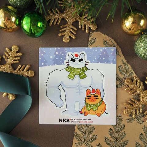 Стикер SNOWMAN 2