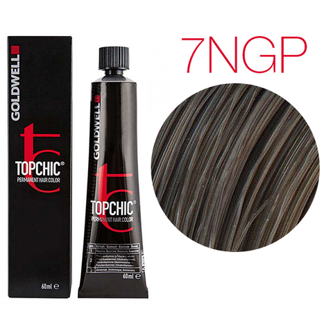 Goldwell Topchic 7NGP (натуральный средне золотисто-перламутровый) - Стойкая крем-краска