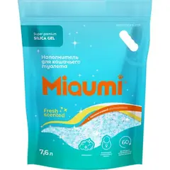 Miaumi Fresh Scented силикагелевый наполнитель для кошачьего туалета с ароматом свежести 7,6 л