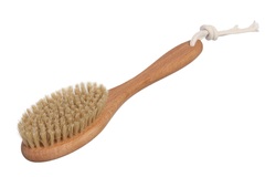 Щетка для тела мини короткая ручка жесткая VIVI