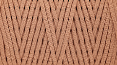 Peach Lite polyester cord 3 mm