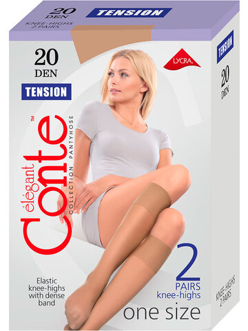 Гольфы Tension 20 Conte, 2 пары