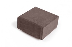 Тротуарная плитка 200х200х80 коричневая