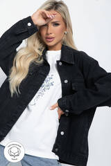 Жакет джинсовый Оклахома (черный) Б11268 LT Collection