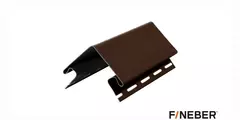 Наружный угол 80 мм для сайдинга FineBer Extra Acrylic Могано 3050 мм