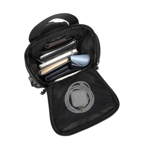 Картинка рюкзак однолямочный Ozuko 9680 black - 4