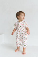 Песочник муслин (вишенки на белом)