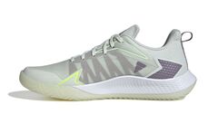 Женские теннисные кроссовки Adidas Defiant Speed W - crystal jade/aurora met/lucid lemon