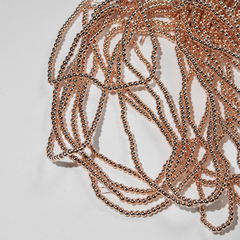 Гематин (гематит), оттенок "Розовое золото", шар (разделитель) 2,6мм