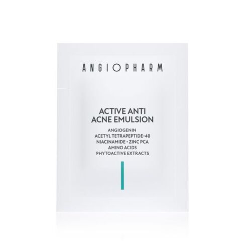 ANGIOPHARM АКТИВНАЯ ЭМУЛЬСИЯ ДЛЯ ПРОБЛЕМНОЙ КОЖИ, 3 МЛ | ACTIVE ANTI ACNE EMULSION