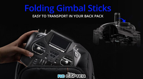 Аппаратура управления RadioMaster GX12 Gemini-X (M2) ELRS FCC 900+2.4