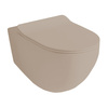 ArtCeram FLV006 41 00 ArtCeram FILE 2.0  Унитаз подвесной ТУРБО СМЫВ THE.REEL, 36х52 см, с креплениями, цвет brown matera