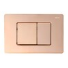 Abber Rechteck AC1201-AC0105-AC0120RG Комплект подвесной унитаз белый с инсталляцией AC0105 и кнопкой AC0120RG золото розовое