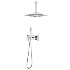 Abber AF8221 Душевая система Abber Daheim AF8221 скрытого монтажа без излива, хром фото