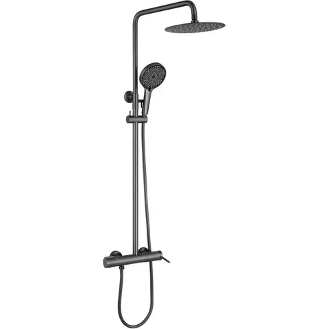 Abber Emotion AF8816NGL Душевая стойка с изливом, никель