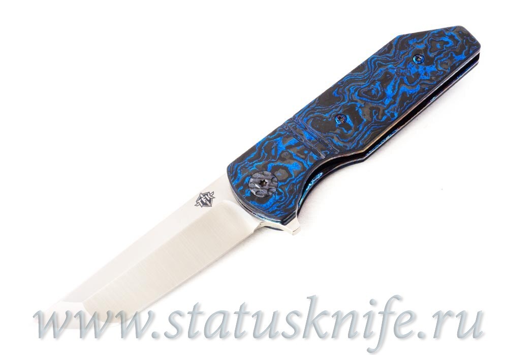 Нож TFK Tengu S90V CF Timascus