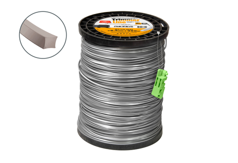 Леска 2,4мм 394м квадрат Rezer Ultra-pro Alulon