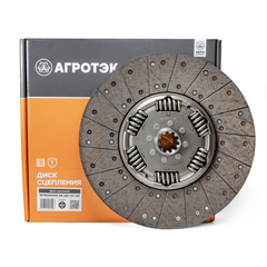 1878000205 AE (ДС-03 АЕ) Диск сцепления ведомый, КамАЗ, с КПП ZF, для лепестковой корзины MFZ-430, d