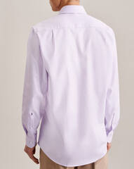 Сорочка мужская Seidensticker Regular Fit 01.153690-82 из твила сиреневая