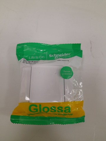 Выключатель 1-кл. Glossa 10А IP20