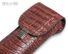 Тубус QK-S Tomahawk 1x1 коричневый аллигатор