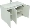 Aquanet 274138 Тумба с раковиной Алвита new 100 подвесная 3 дв. цв.белый матовый (274138)