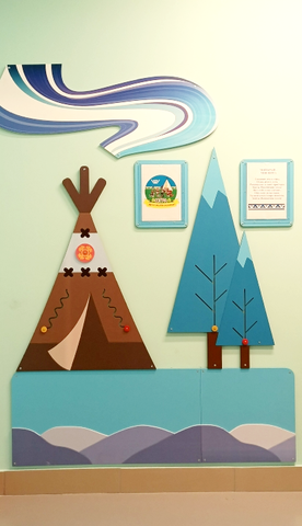 Декоративно-развивающая панель "Чум"