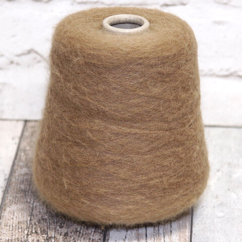 Вспушенная бэби сури альпака Filitaly Lab / BABY SURI BRUSHED 950 кэмел