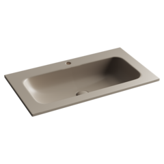 Ceramica Nova CN7012MC Раковина накладная Grace прямоугольная, с отверстием под смеситель, 810*457*137 мм, капучин фото
