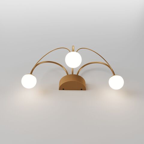 Настенный светодиодный светильник Eurosvet Ragno 90031/3 золото