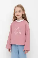 джемпер  для девочки  К 302488/розовый зефир