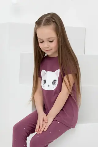 фуфайка  для девочки  КР 302252/амарант к431