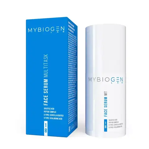 MYBIOGEN Сыворотка для жирной и комбинированной кожи, 30 мл | Face Serum MULTITASK