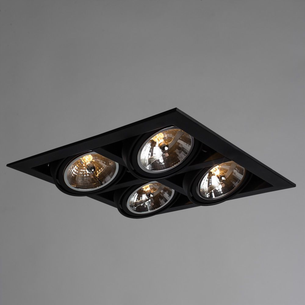 Встраиваемый светильник Arte Lamp Cardani A5935PL-4BK