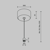 Аксессуар Maytoni Accessories for system shelf CA029SW-L1000-B