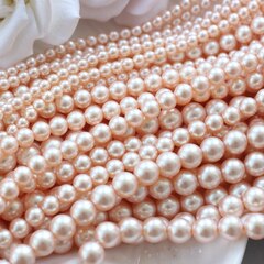 Майорка нежно-персиковая 4 мм, 1 нить, МА126