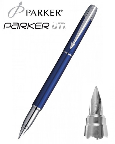 Ручка перьевая Parker IM/Profile, Deep Black CT, F (S0715040)