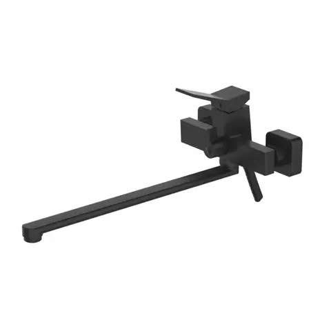 Смеситель для ванны Haiba HB22818-7 длинный излив черный