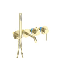 Aquatek AQ1344BG AQ1344BG ЕВРОПА смеситель для ванны встроенный (внешняя и скрытая часть), шлиф.золото фото