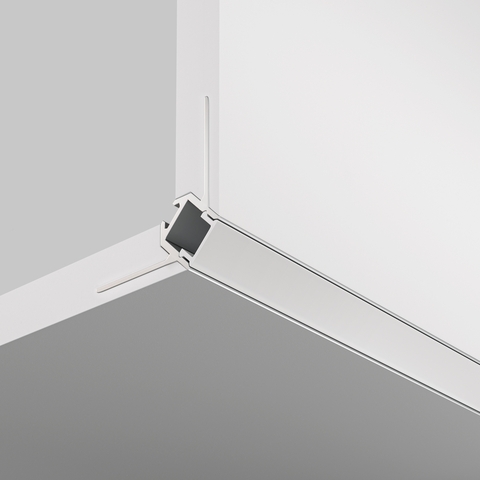 Алюминиевый профиль Maytoni встраиваемый скрытого монтажа 50×22 (Серебро, 2 м), ALM-5022-S-2M